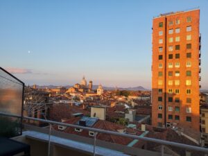 パドヴァのアパートからの景色