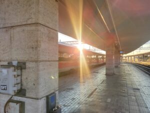 朝のパドヴァ駅