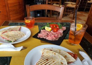 ミラノでピアディーナランチ