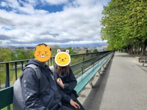 ジュネーブ 世界一長いベンチ